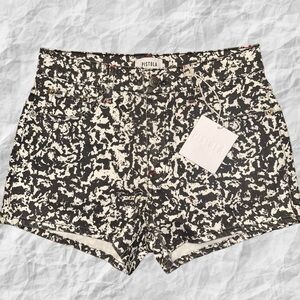 NWT Pistola‎ WINSTON Black White Print Size 26 (28X2.5)